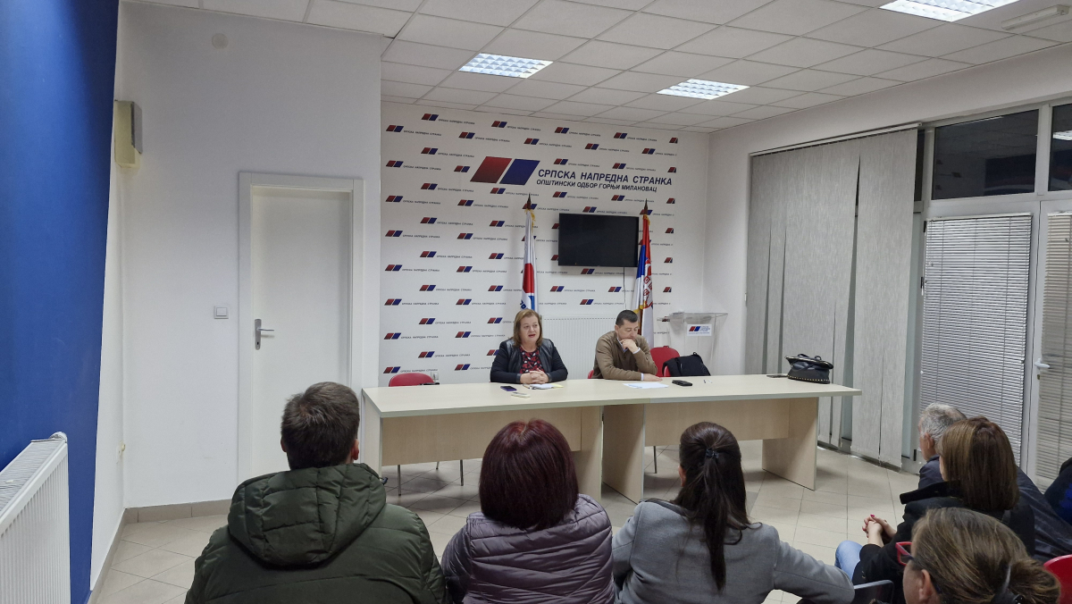 srpska napredna stranka gornji milanovac