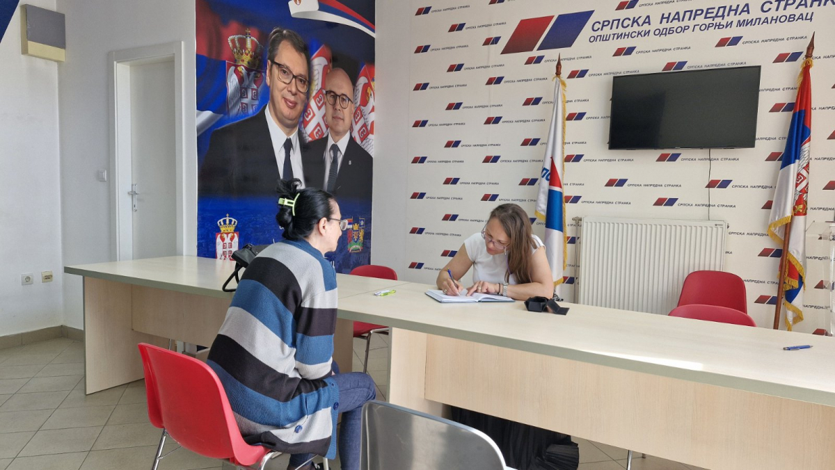 srpska napredna stranka gornji milanovac