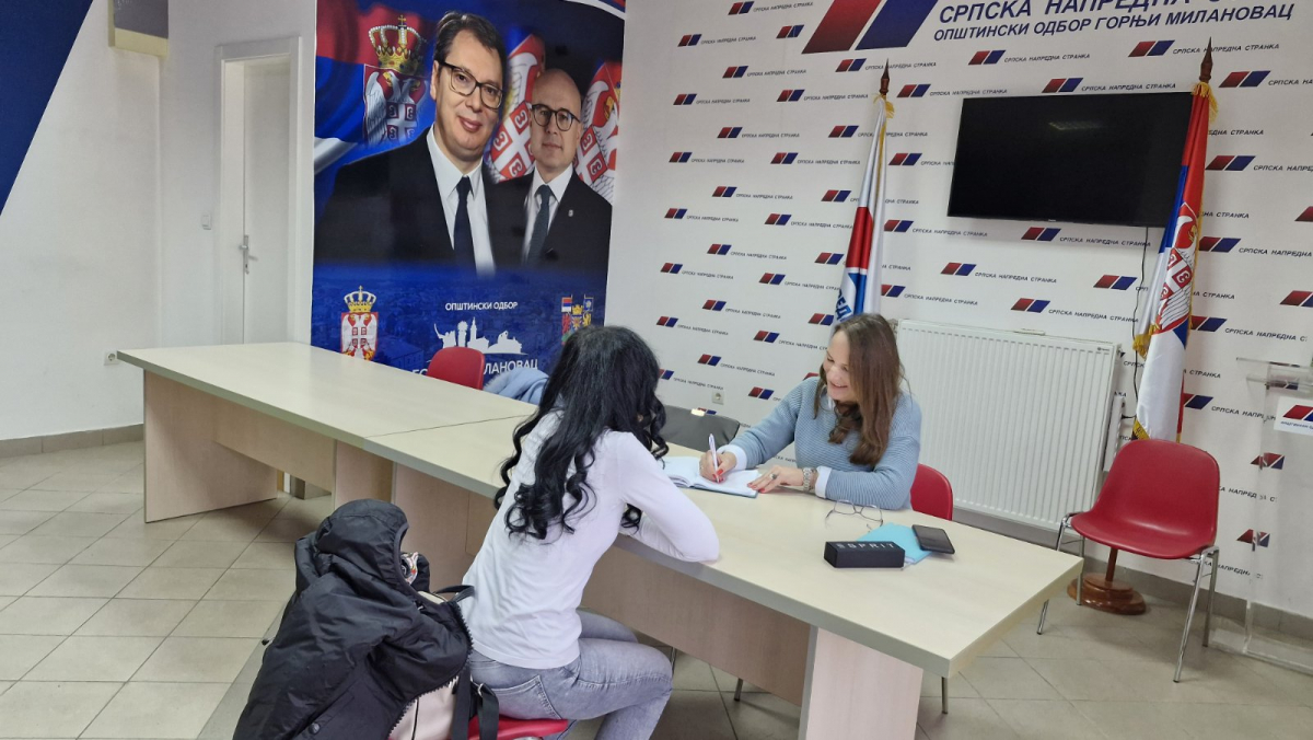srpska napredna stranka gornji milanovac