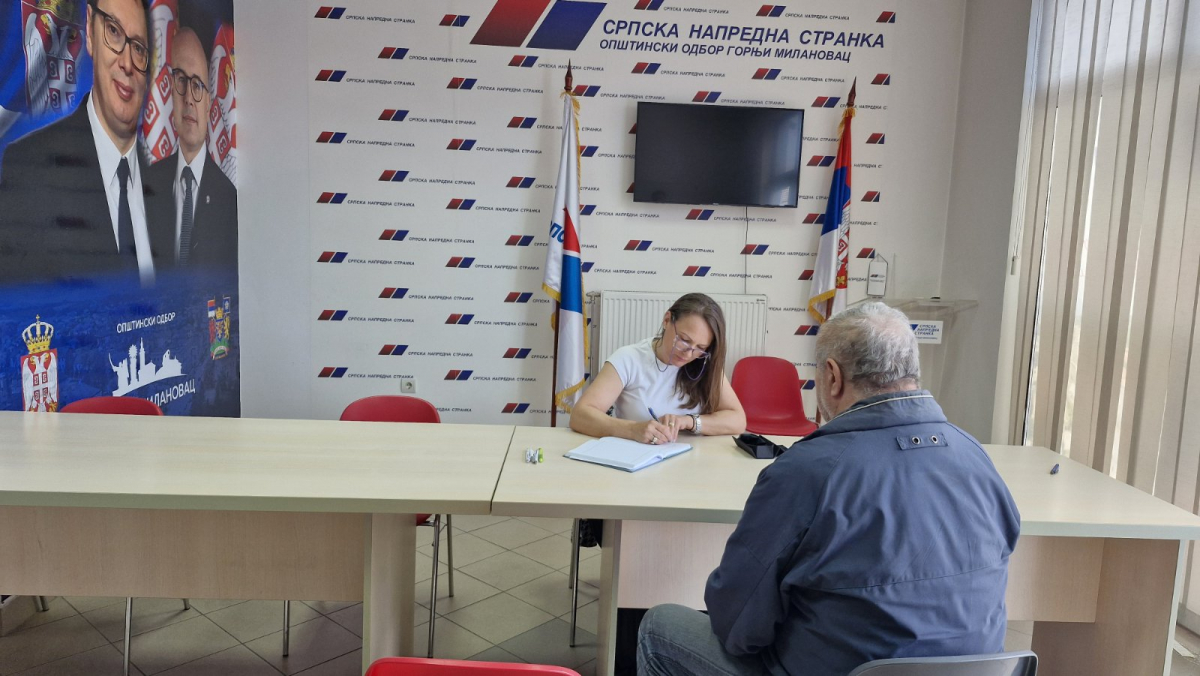 srpska napredna stranka gornji milanovac