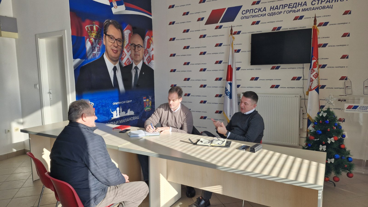 srpska napredna stranka gornji milanovac