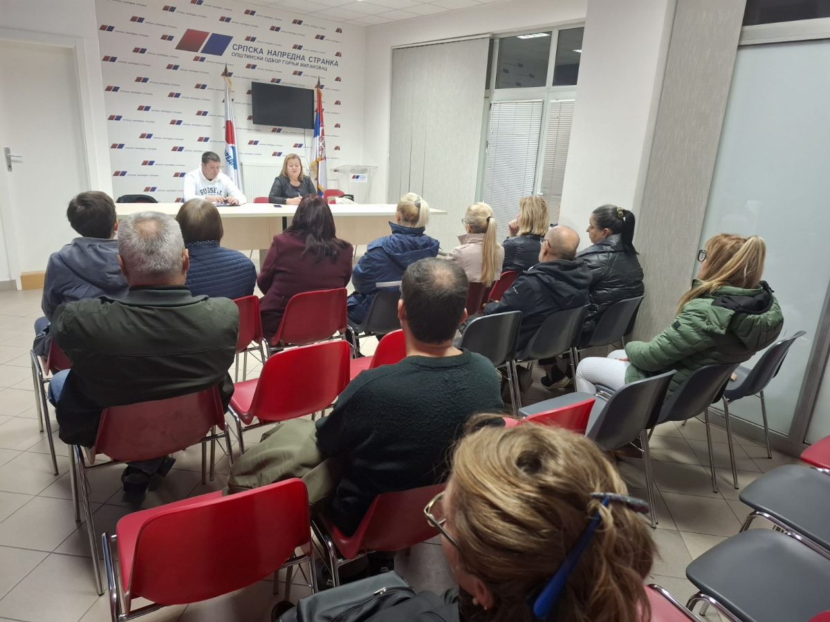 srpska napredna stranka gornji milanovac