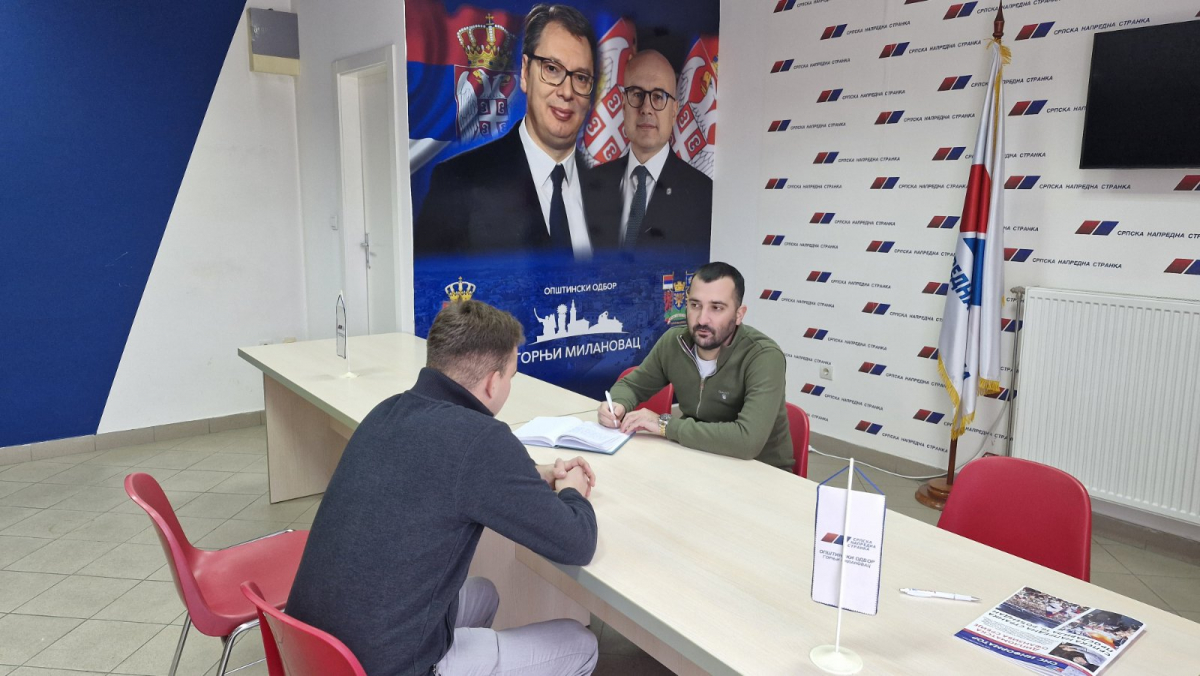 srpska napredna stranka gornji milanovac