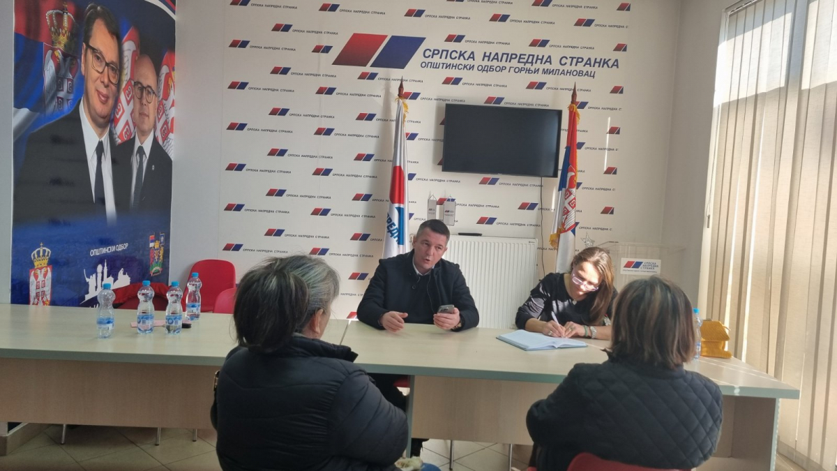 srpska napredna stranka gornji milanovac