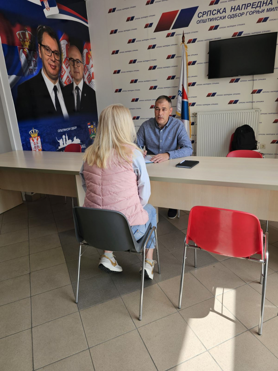 srpska napredna stranka gornji milanovac