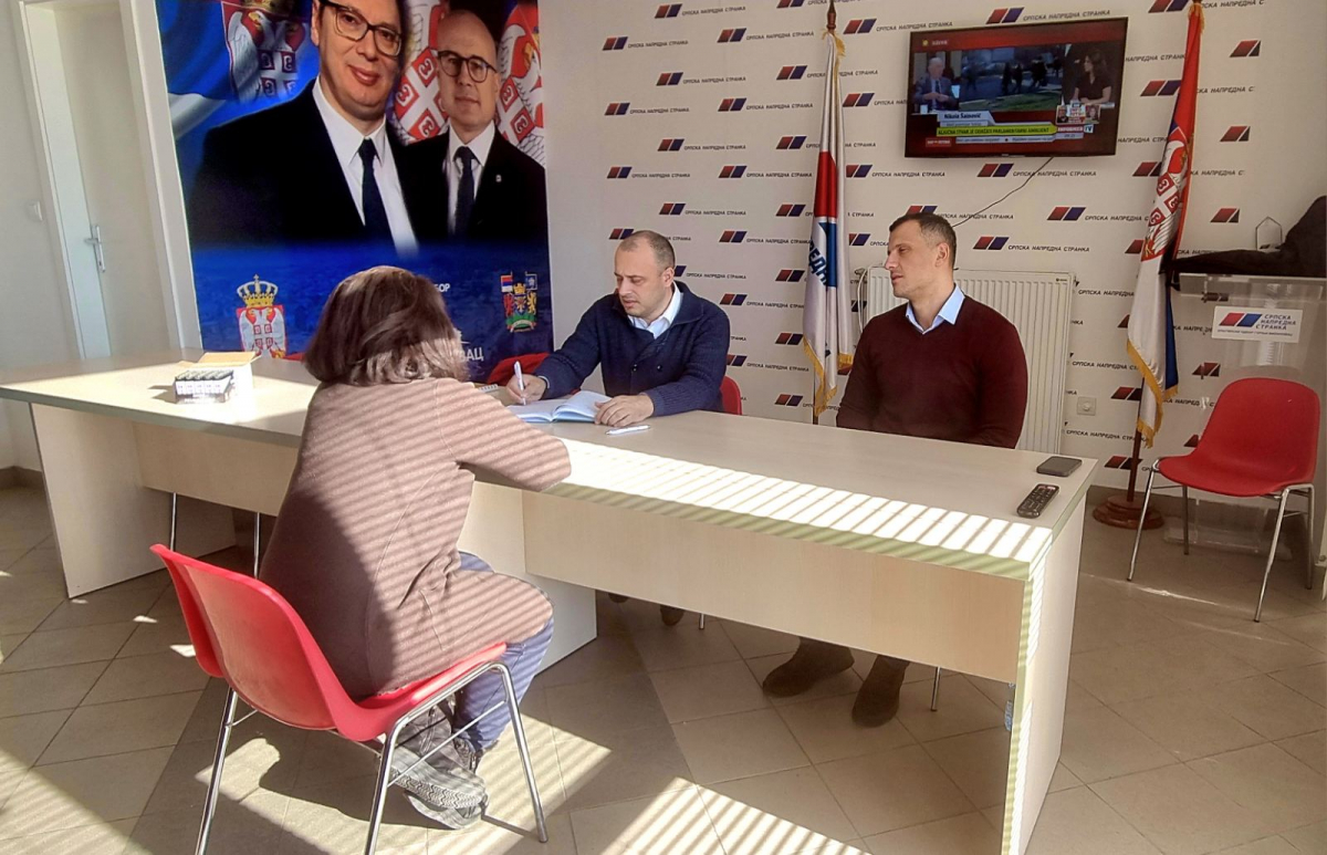 srpska napredna stranka gornji milanovac