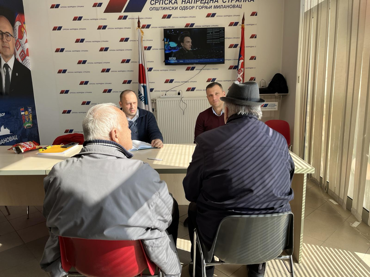 srpska napredna stranka gornji milanovac