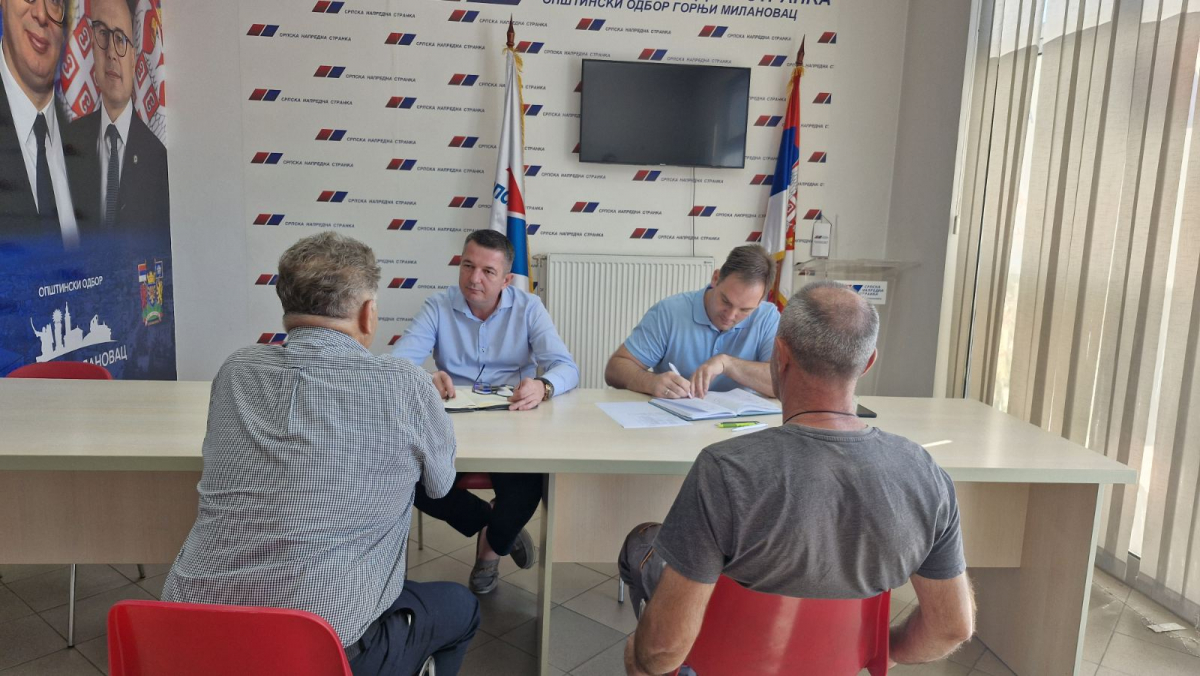 srpska napredna stranka gornji milanovac
