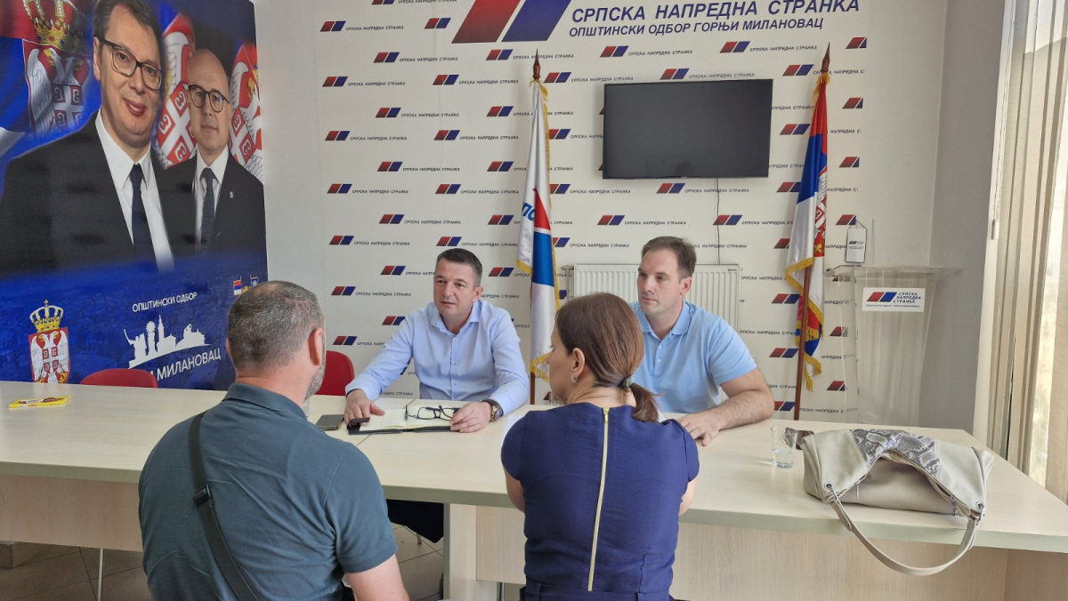 srpska napredna stranka gornji milanovac