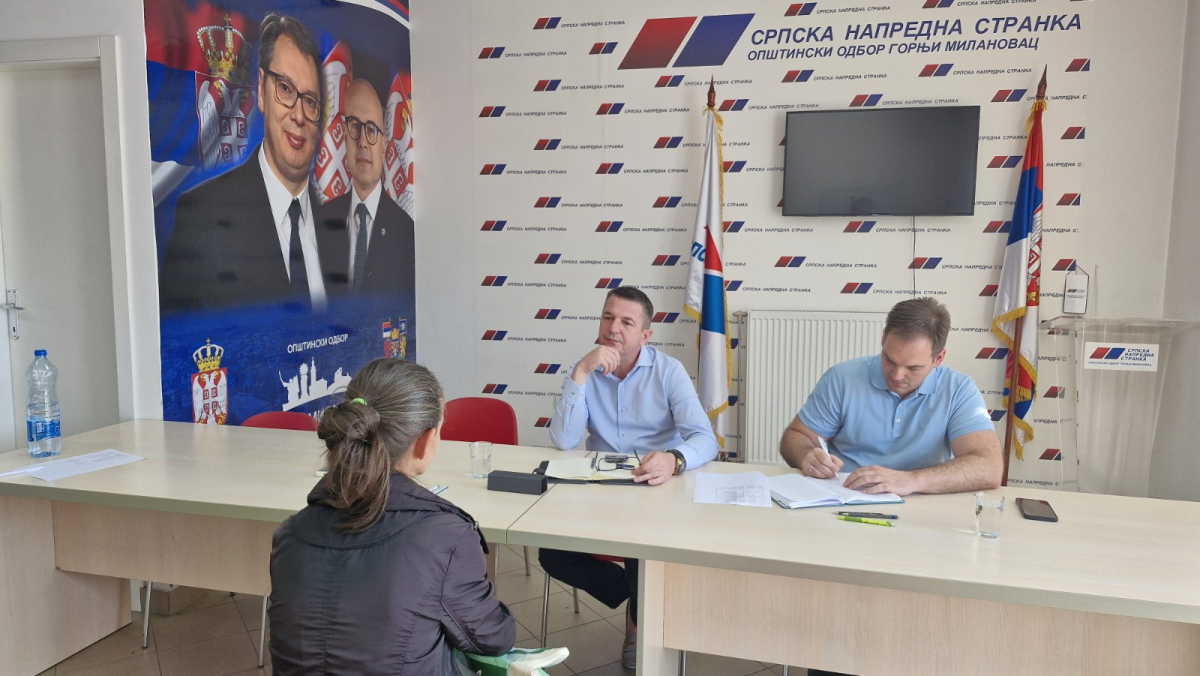 srpska napredna stranka gornji milanovac